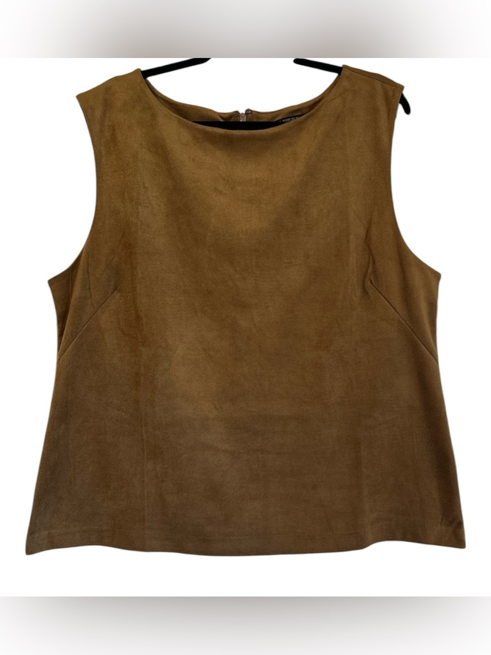 Banana Republic | Brown Vegan / Faux Suede Sleeveless Top | Size XL